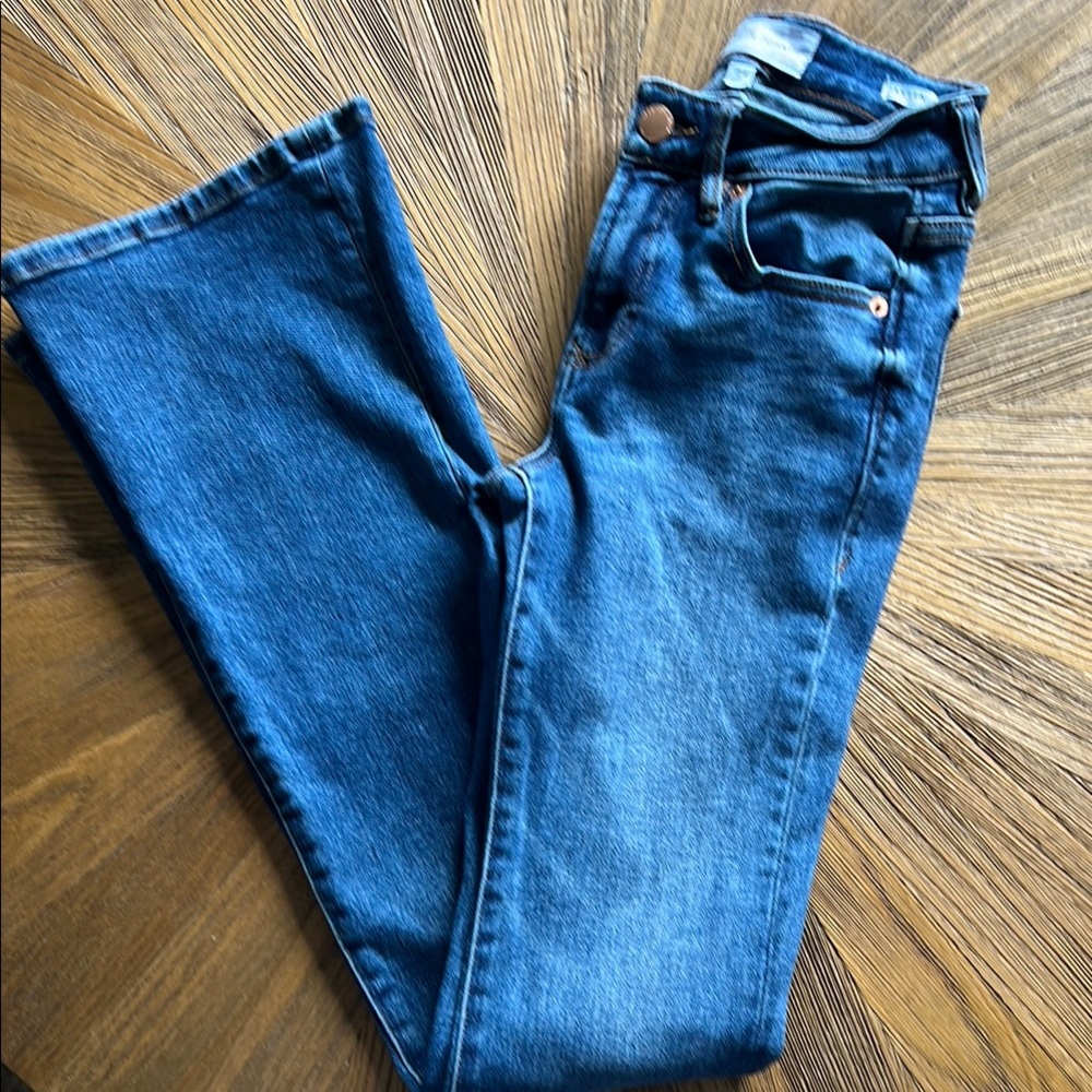 Dear John Flare Jeans in Deep Blue